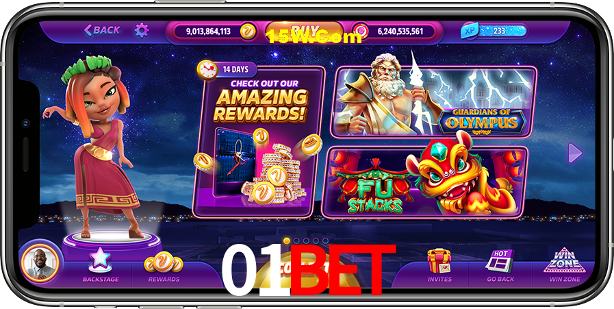 APP oficial da 01Bet para mobile